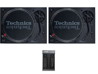 2 Technics SL1210 /SL1200 + Phase Essential Negro 