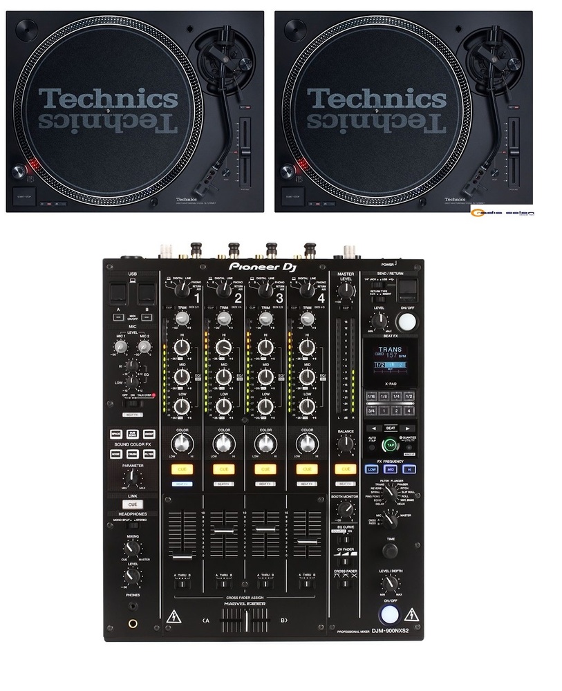 Pack SL1210 mk7 + DJM900 NSX2 Pack formado por 2 Technics SL1210 mk7 + mesa Pioneer DJ DJM900 NSX2