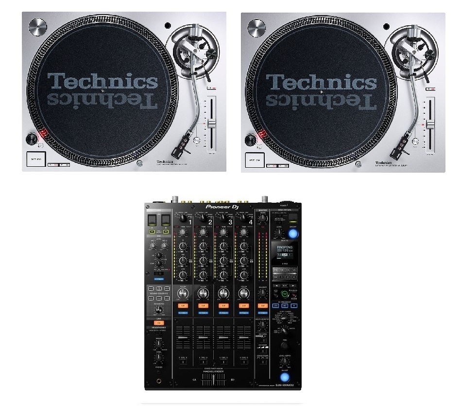 2 Technics SL1210 mk7 + DJM900 NXS2 silver 