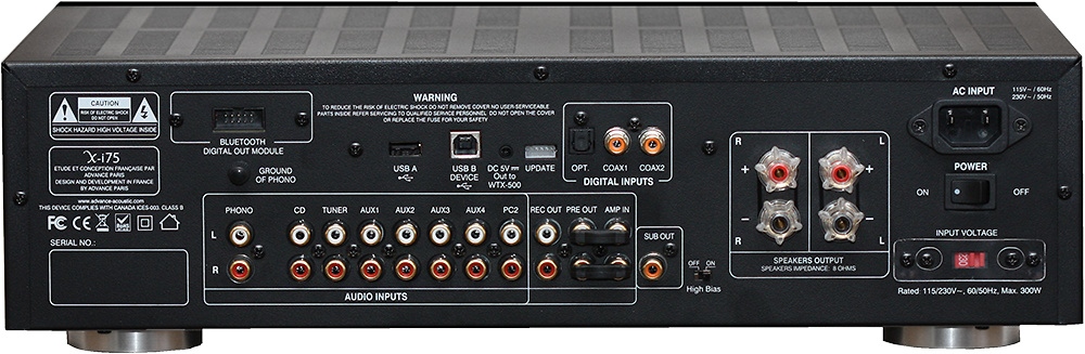 Amplificador con DAC Xi75 Amplificador con DAC Advance Paris Xi75