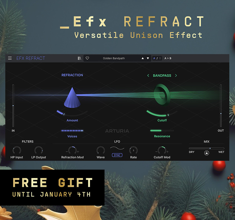 Arturia Presenta Efx REFRACT: