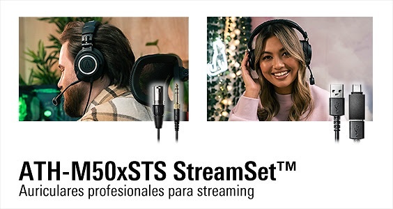 ATH-M50xSTS StreamSet, auriculares profesionales ATH-M50xSTS StreamSet, auriculares profesionales
