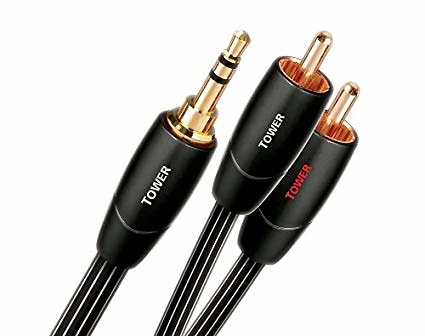 Audioquest Tower 3.5mm a 2 RCA Cable Audioquest Tower 3.5mm a 2 RCA