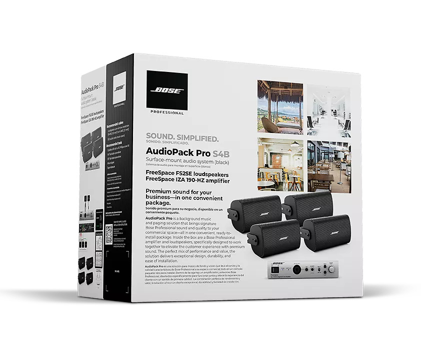 Bose AudioPack Pro S4 negro 