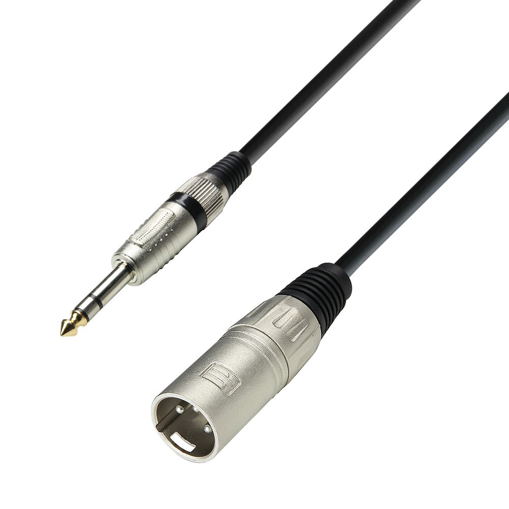 Cable de Micro de XLR macho a Jack 6,3 mm estereo 