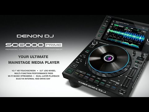 Reproductor multimedia DJ Denon SC6000 Reproductor multimedia DJ Denon DJ SC6000
