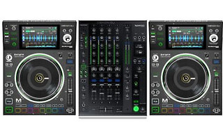 Pack DenonDJ SC5000M Pack que incluye 2 reproductores DJ SC5000M PRIME Denon DJ y el mezclador X1800