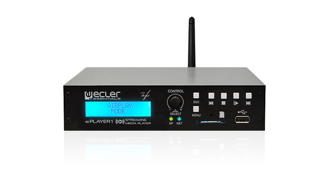 Ecler: ePLAYER1 Streaming & Local Media Audio Player ePLAYER1: Streaming & Local Media Audio Player