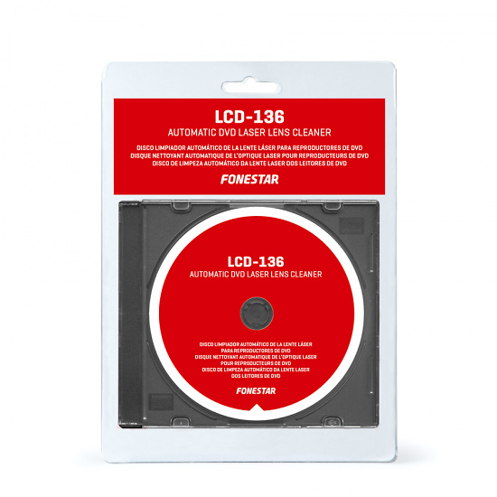 LCD-136 DVD Limpiador Fonestar LCD-136