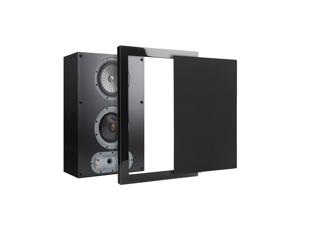 MONITOR AUDIO SoundFrame 1 unidad negro In wall Pack 4 negro In wall 