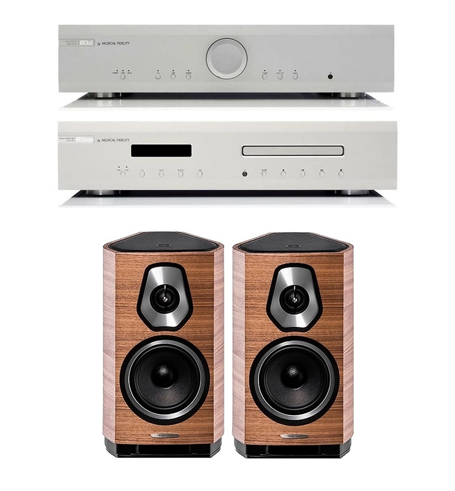 MUSICAL FIDELITY M3si + Sonetto I silver/nogal M3s CD 