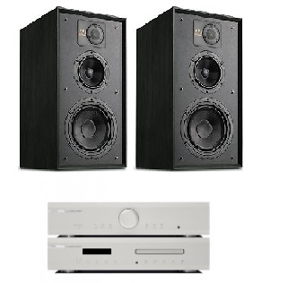 MUSICAL FIDELITY M3si + Wharfedale Linton silver/negro M3s CD 