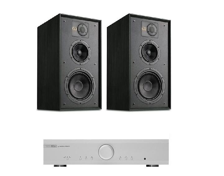 MUSICAL FIDELITY M3si + Wharfedale Linton silver/negro No 