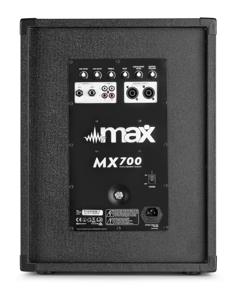 Max MX700 2.1 SISTEMA ACTIVO 12” 
