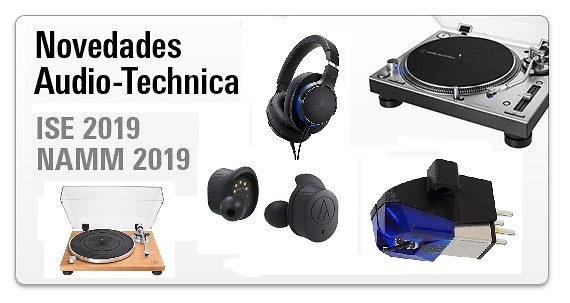 Novedades Audio-Technica ISE 2019 y NAMM  2019