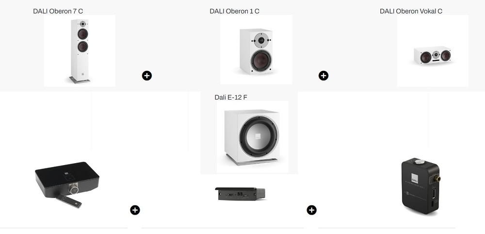 Pack Dali Oberon C Wireless surround 5.1 blanco 