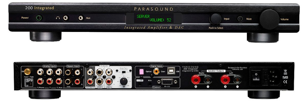 Dac NewClassic 200 Parasound Amplificador integrado con DAC Parasound NewClassic 200 Integrated