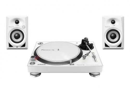 Pioneer DJ PLX500 + altavoces activos DM blanco DM-40D blanco DM-50D 