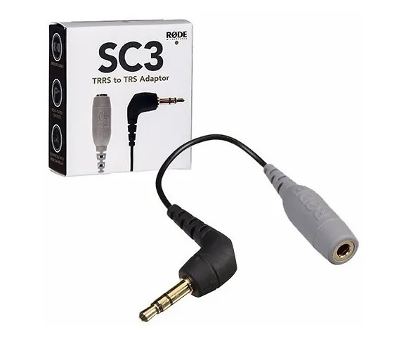 Rode SC3 Rode SC3 es un adaptador para conectar los micrófonos lavalier Rode smartLav o smartLav+ a dispositivos TRS de 3,5mm