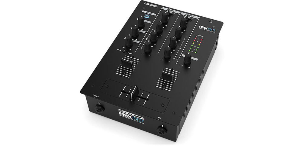 Reloop RMX-10BT l RMX-10 BT es un mezclador de DJ compacto de 2 canales de Reloop