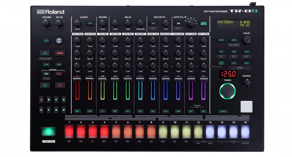 Roland presenta TR-8s