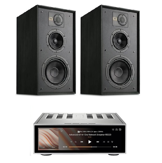 Rose RS520 + Wharfedale Linton silver/negro 