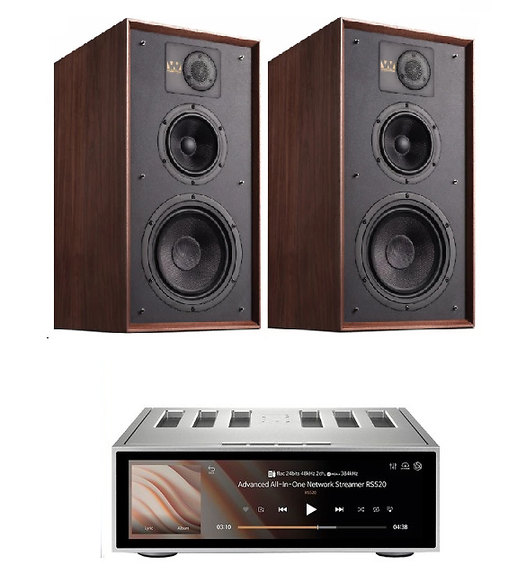Rose RS520 + Wharfedale Linton silver/nogal 