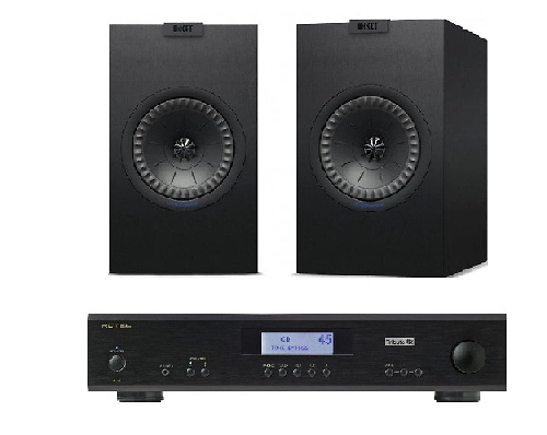 Rotel A11 Tribute + KEF Q350 negro 