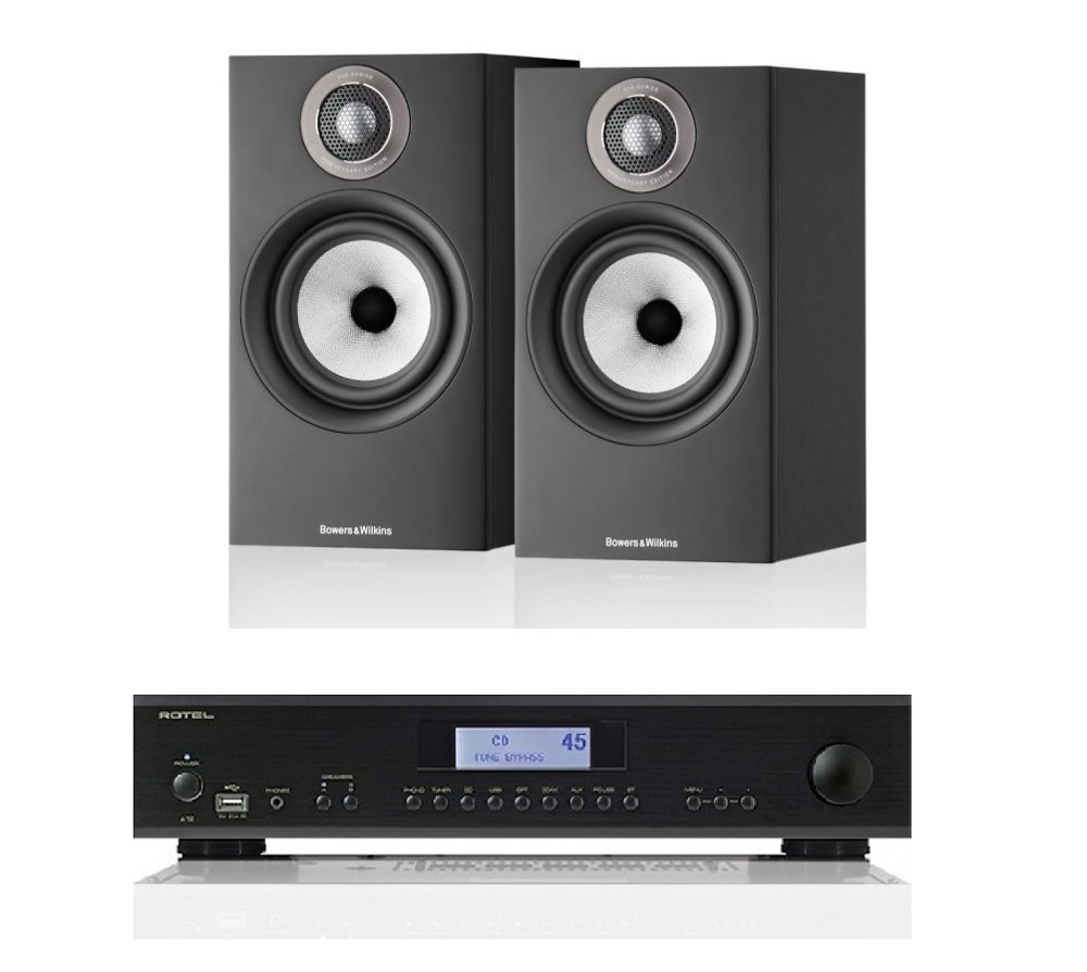 Rotel A12 MKII + altavoces BW607 S2 Rotel A12 MKII + altavoces BW607 S2