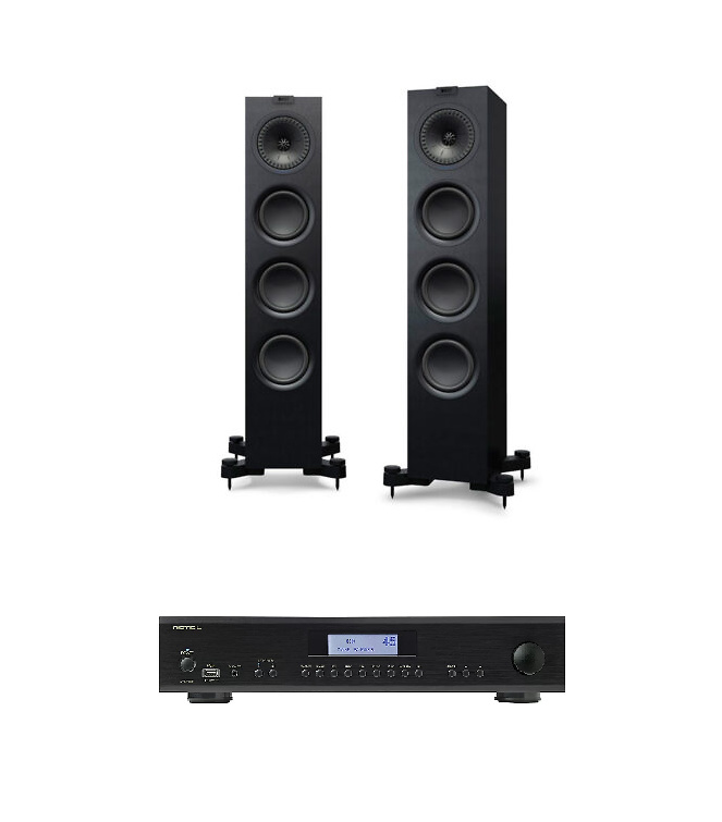 Rotel A12 MKII + KEF Q750 negro 