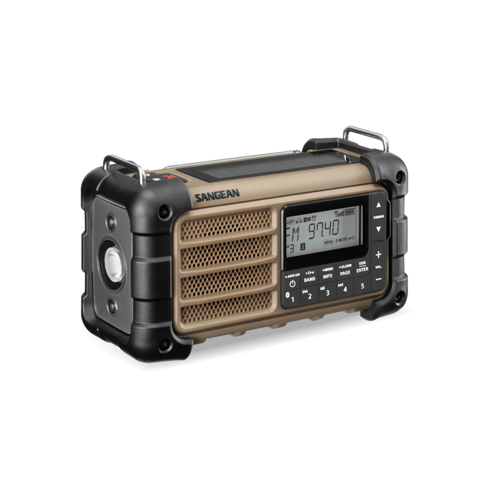 Sangean MMR-99 AM/FM - RBDS Bluetooth (Aux) Multi-Powered. Digital Tuning Emergency Radio. MMR-99 AM/FM - RBDS Bluetooth (Aux) Multi-Powered. Digital Tuning Emergency Radio.