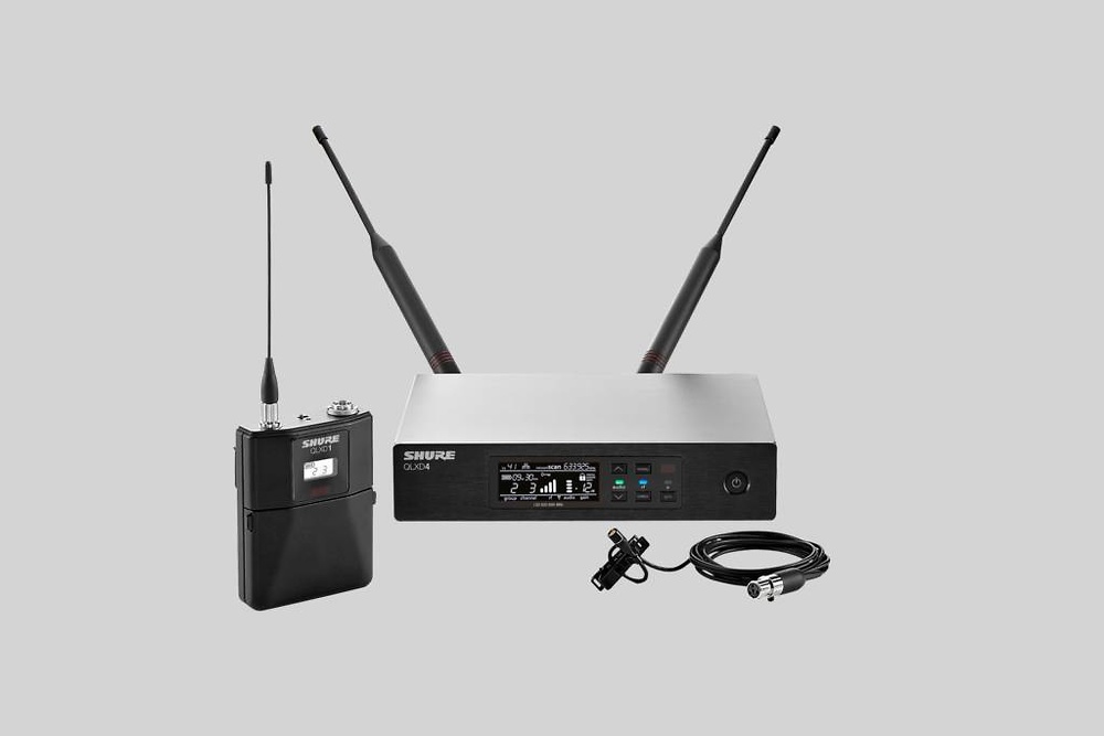 Shure QLXD14E/150/C-H51 QLXD14E/150/C-H51: Sistema inalámbrico, banda de frecuencias: 534-598 MHz (H51), incluye fuente de alimentación EU
