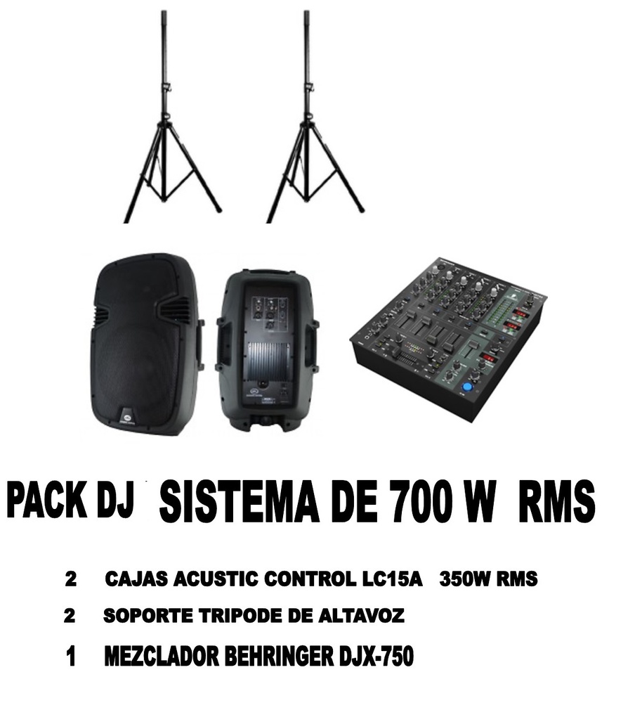 Pack DJ 700W Pack dj sistema PA de 700w RMS