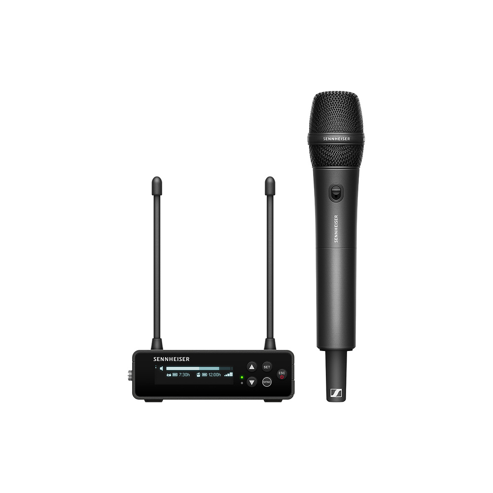 EW-DP 835 SET Sistema de microfonía inalámbrico de UHF digital portátil con transmisor de mano EW-DP 835 SET: Sistema de microfonía inalámbrico de UHF digital portátil con transmisor de mano