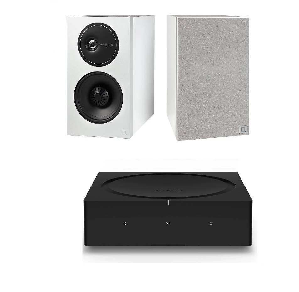 Sonos Amp + Definitive Technology D7 negro/blanco 