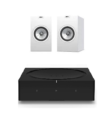 Sonos Amp + KEF Q150 negro/blanco 