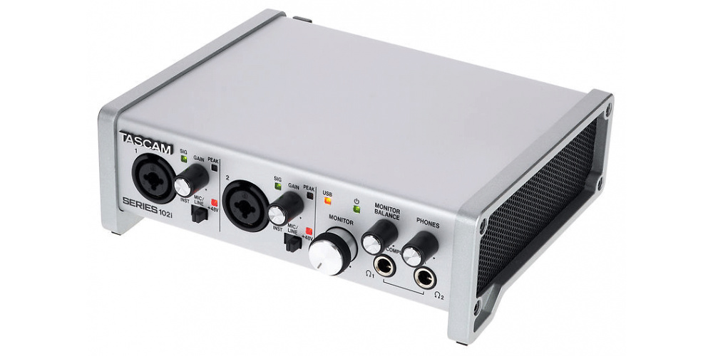 Tascam SERIES-102I Interfaz de audio USB/MIDI con mezclador DSP Tascam SERIES-102I
