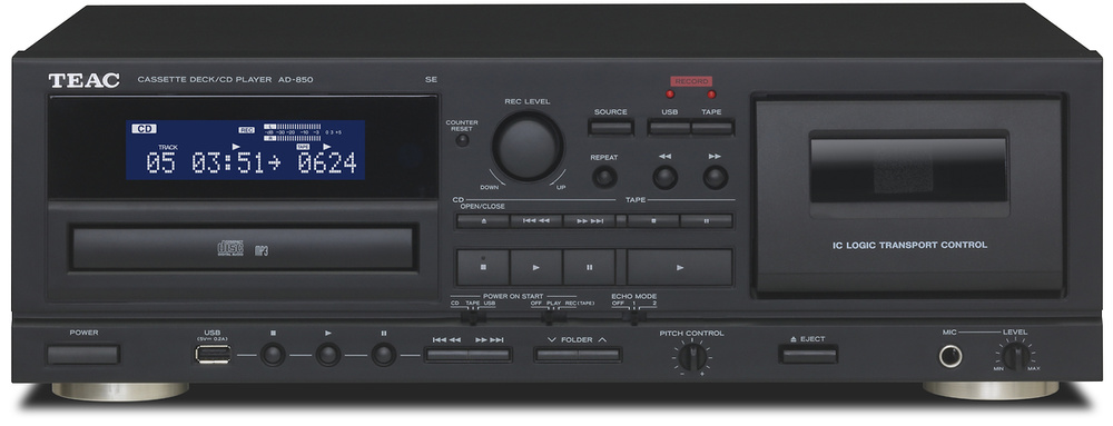 AD-850-SE CD y Cassette-player con USB AD-850-SE CD y Cassette-player con USB