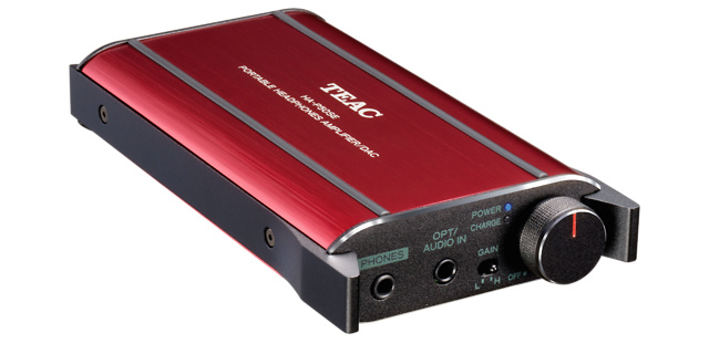 HA-P50SE ROJO Amplificador auriculares portátil con DAC y USB TEAC HA-P50SE en ROJO