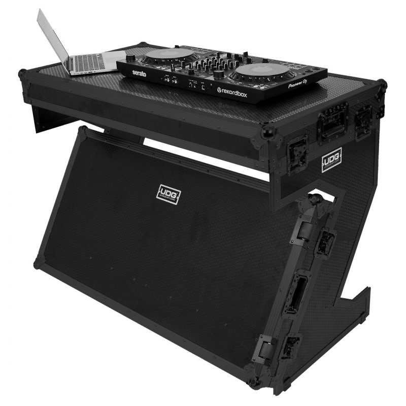 UDG U91072 -ULTIMATE FLIGHT CASE PORTABLE Z-STYLE DJ TABLE PLUS negro 