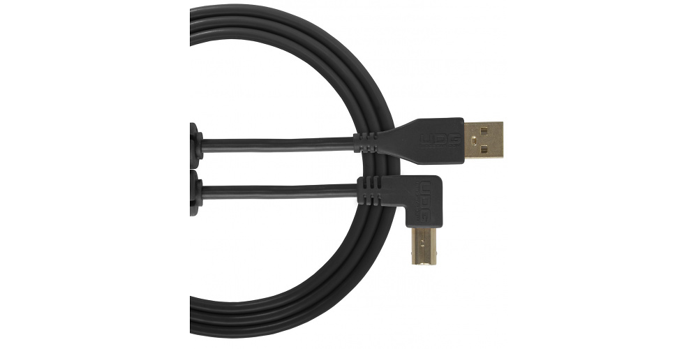 UDG U9500X - CABLE USB 2.0 A-B ACODADO negro 1 m negro 2 m negro 3 m 