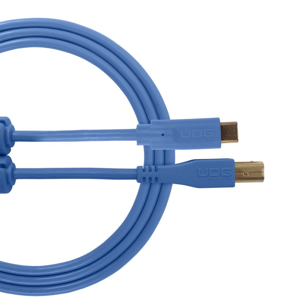 UDG U96001LB - CABLE USB 2.0 C-B RECTO azul 