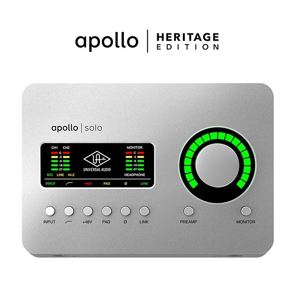 Universal Audio Apollo Solo USB Heritage Edition Universal Audio Apollo Solo USB Heritage Edition