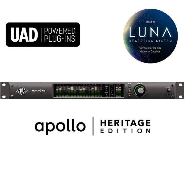 Universal Audio Apollo X16 Heritage Edition Interface de audio Universal Audio Apollo X16 Heritage Edition Interface de audio