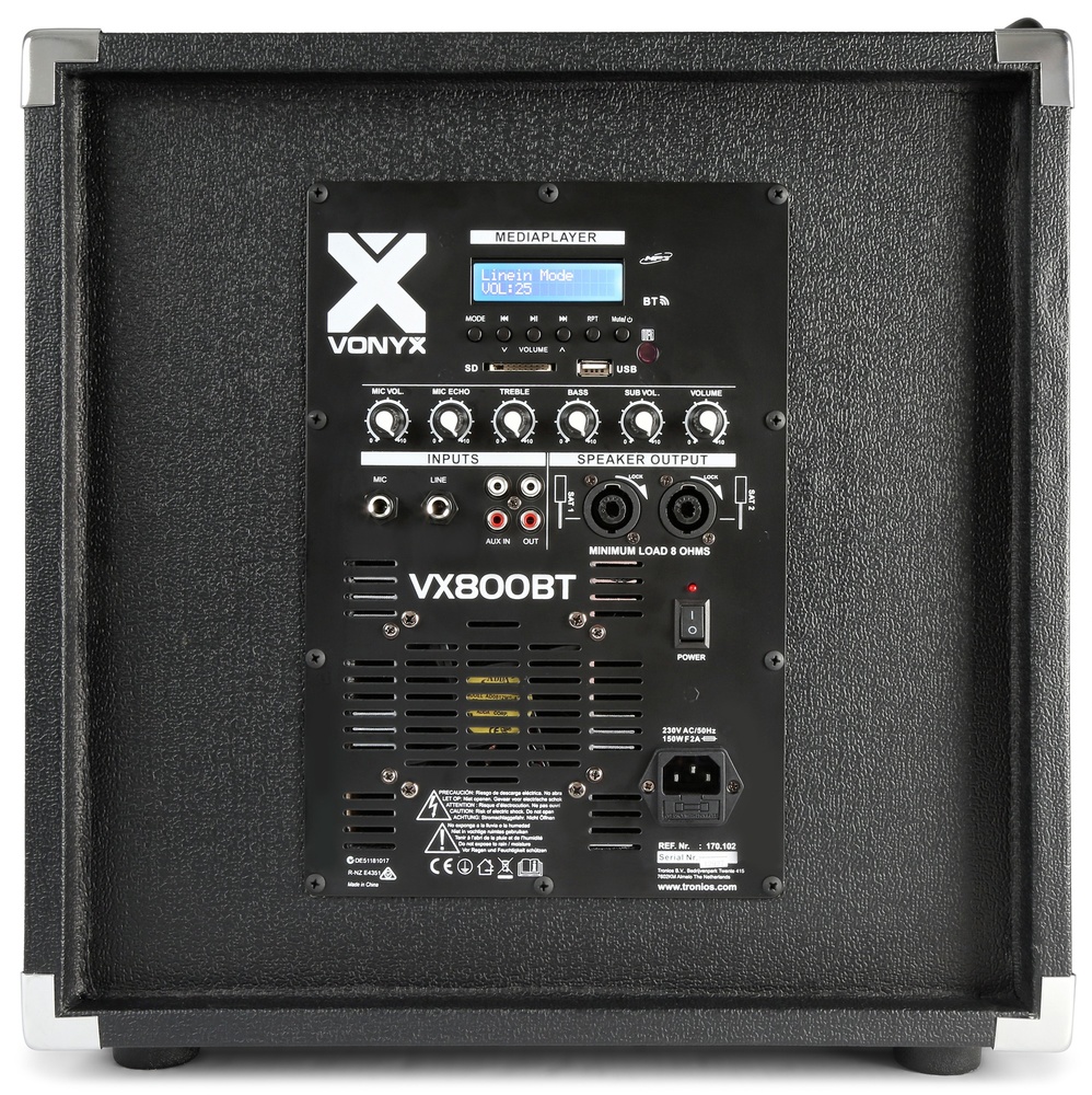 Vonyx VX800BT 2.1 SET 