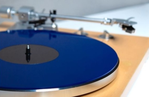 W-MAT Turntable Slipmats Acrylic blue 
