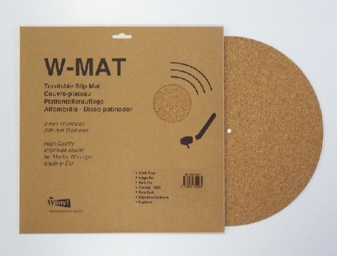 W-MAT Turntable Slipmats Pure Cork 