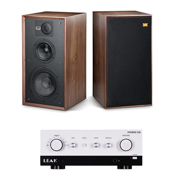 WHARFEDALE LINTON + STEREO 230 silver/nogal No 