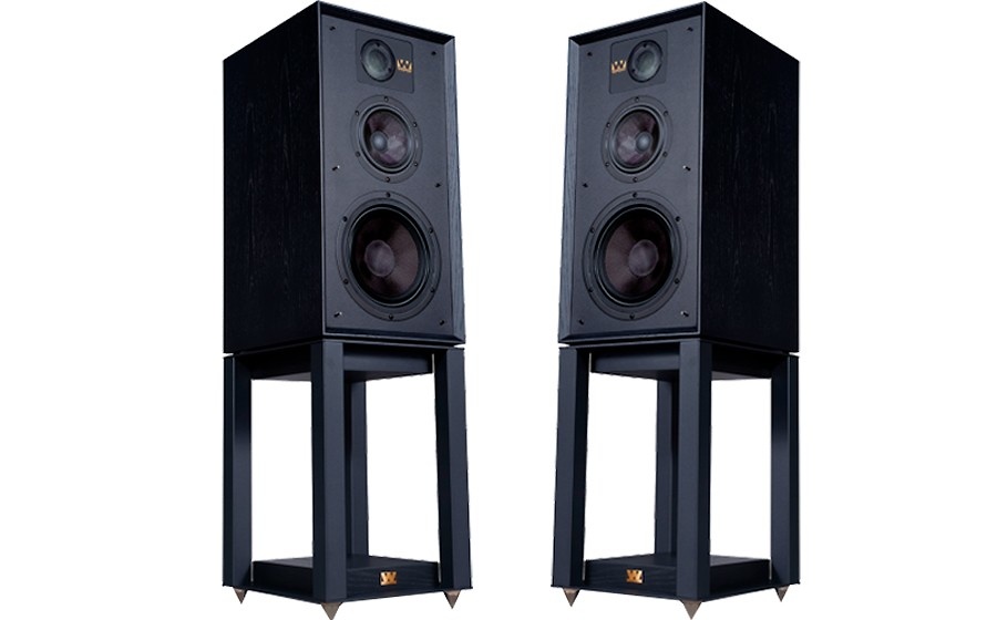 Wharfedale Linton Heritage + stands negro 