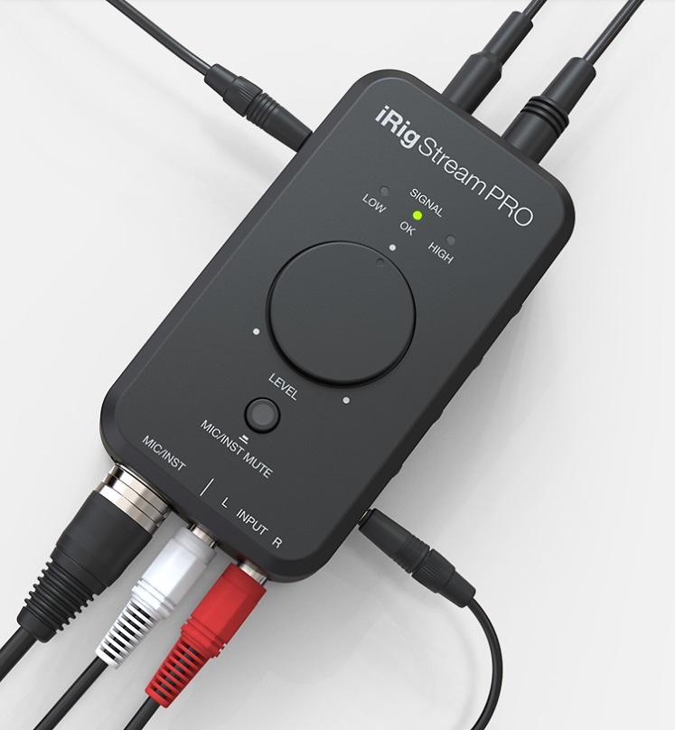 iRig Stream Pro Interfaz de audio para transmisión de 4 entradas y 2 salidas iRig Stream Pro: Interfaz de audio para transmisión de 4 entradas y 2 salidas